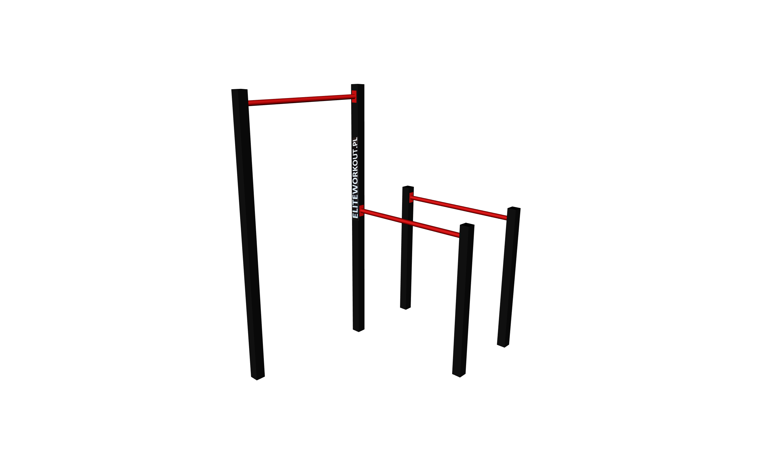 Drążek do podciągania z poręczami do dipów